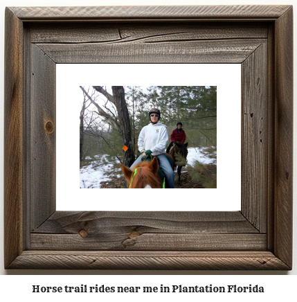 horse trail rides near me in Plantation, Florida